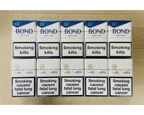 Bond blue KS Duty Free (кругла пачка)