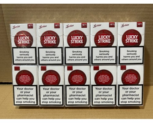 Lucky Strike red (квадратна пачка)